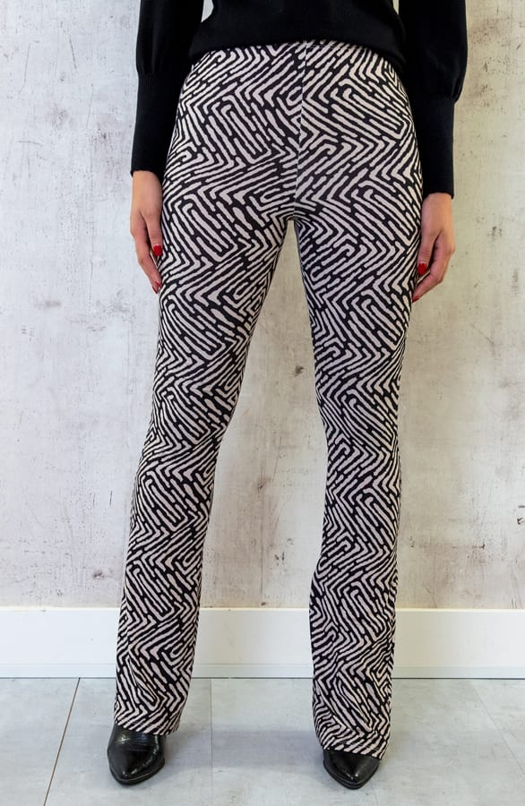 Flared Broek Limited Camel – shoparchief, foto 3
