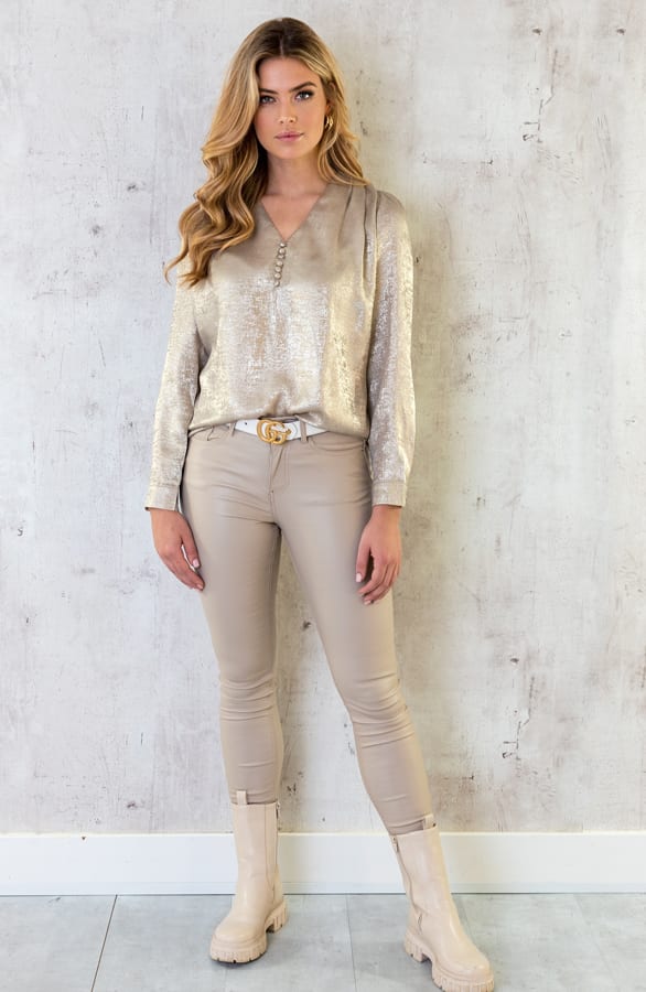 Gouden Knopen Blouse Limited – shoparchief, foto 4