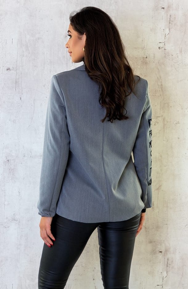 Graffiti Blazer Grijs – shoparchief, foto 4