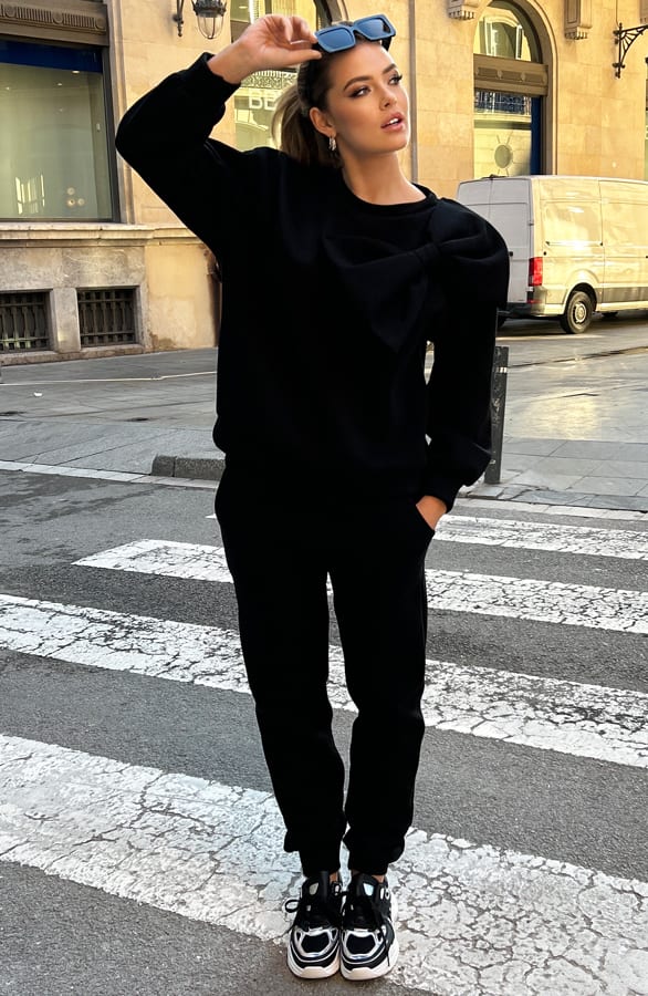 Casual Jogger Zwart – shoparchief, foto 1