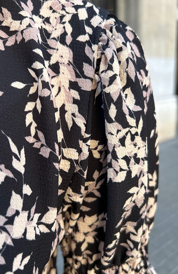 Col Top Leaves Black – shoparchief, foto 5