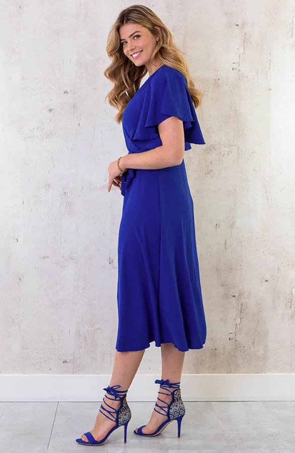 Florence Midi Kleid Kobalt, Kleider, Foto 10