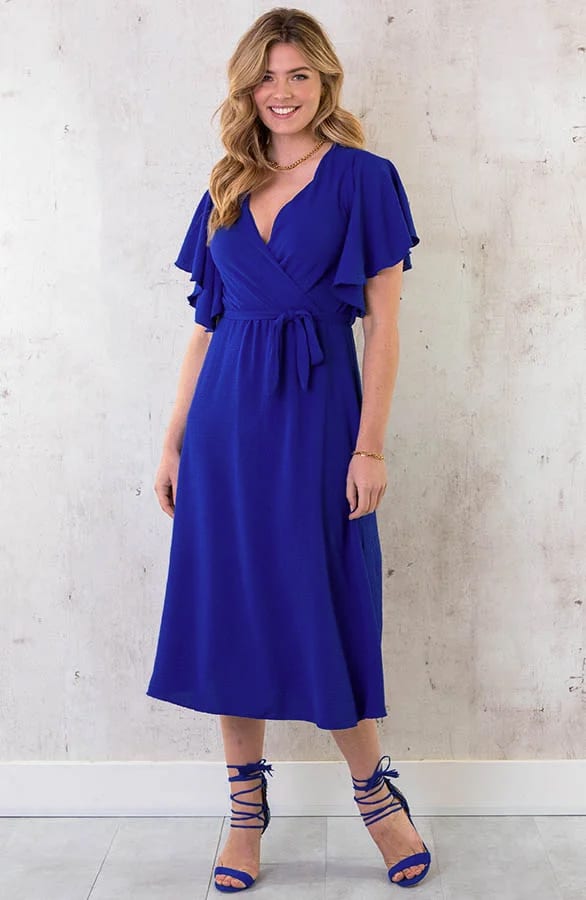 Florence Midi Kleid Kobalt, Kleider, Foto 8