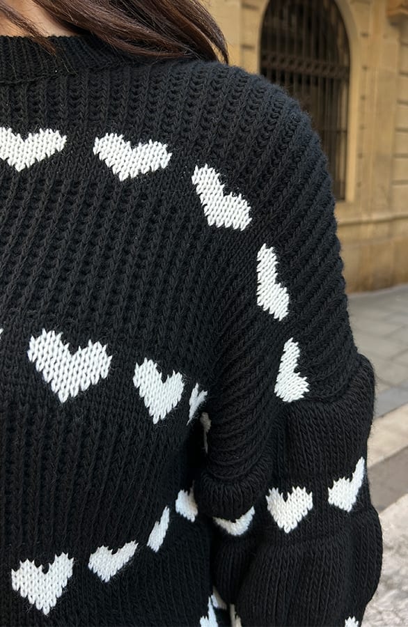 Hartjes Trui Zwart – shoparchief, foto 3