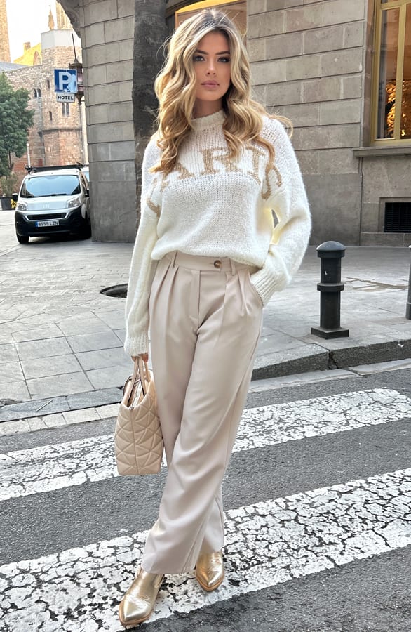 Palazzo Pants Limited Beige 2.0 – shoparchief, foto 4