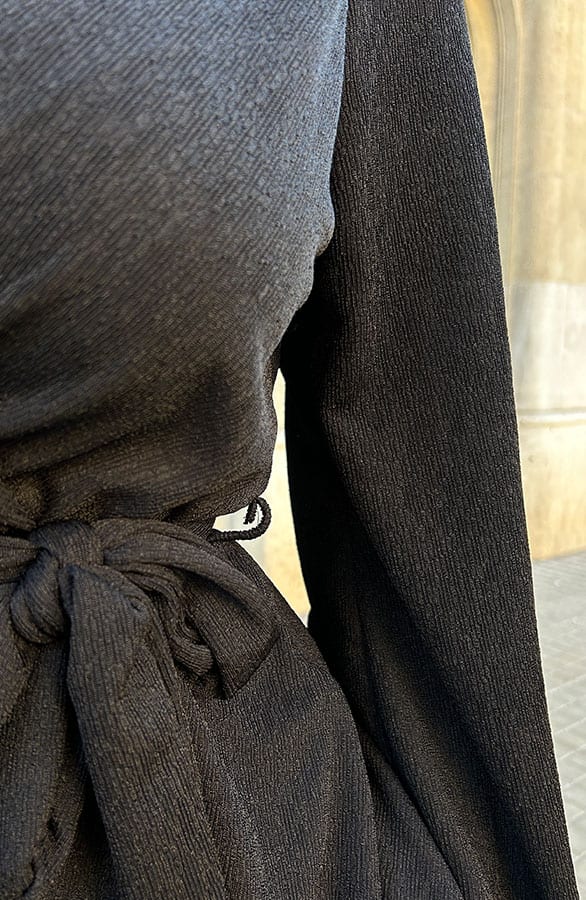 Peplum Top Luxury Black – shoparchief, foto 6
