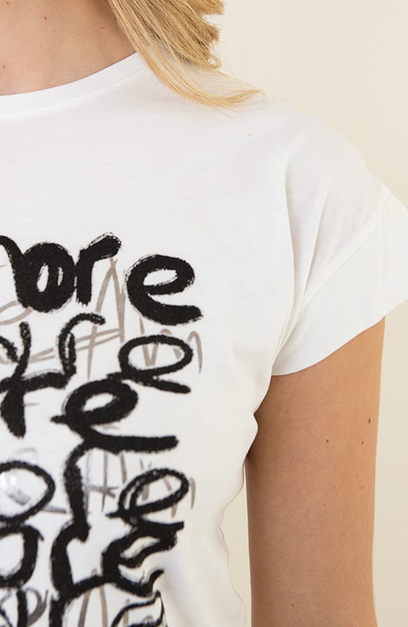 Amore T-Shirt Zwart – shoparchief, foto 11