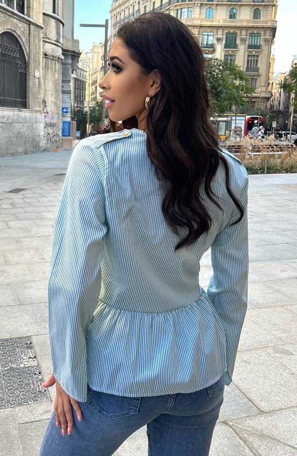 Bluse mit Schleifchen Mint, Shoparchiv, Foto 9