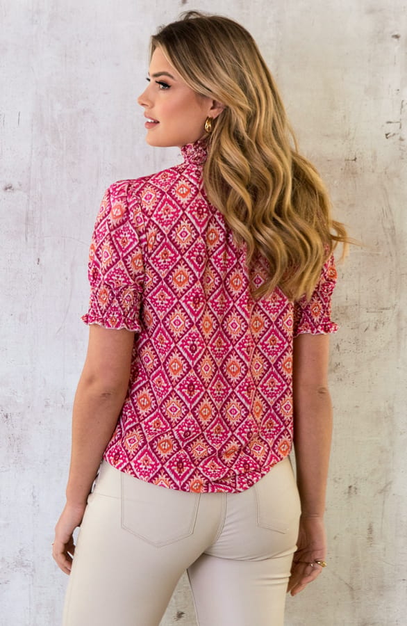 Col Top Aztec Print – shoparchief, foto 6