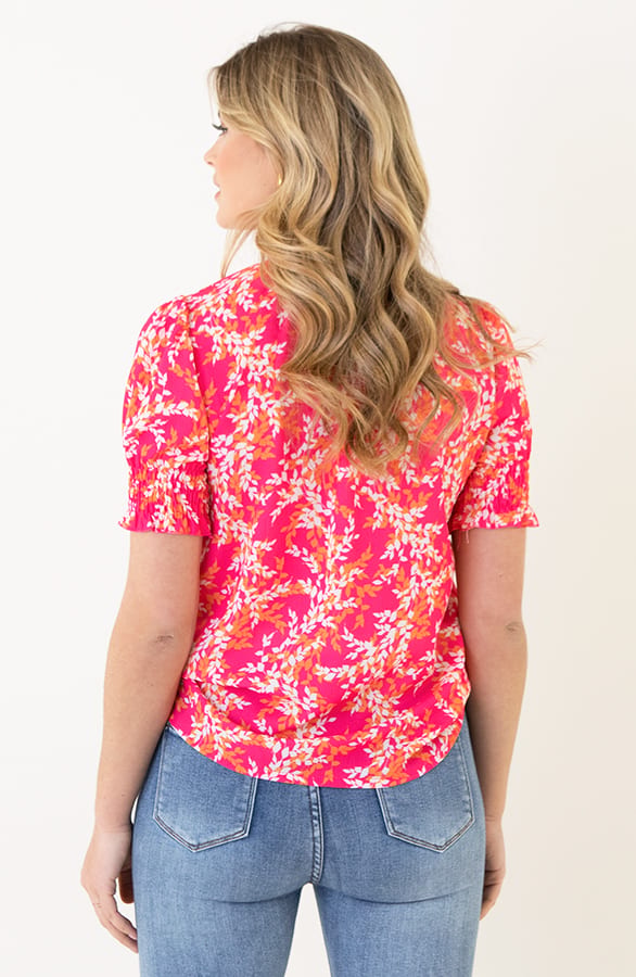 Col Top Leaves Fuchsia Oranje – shoparchief, foto 8