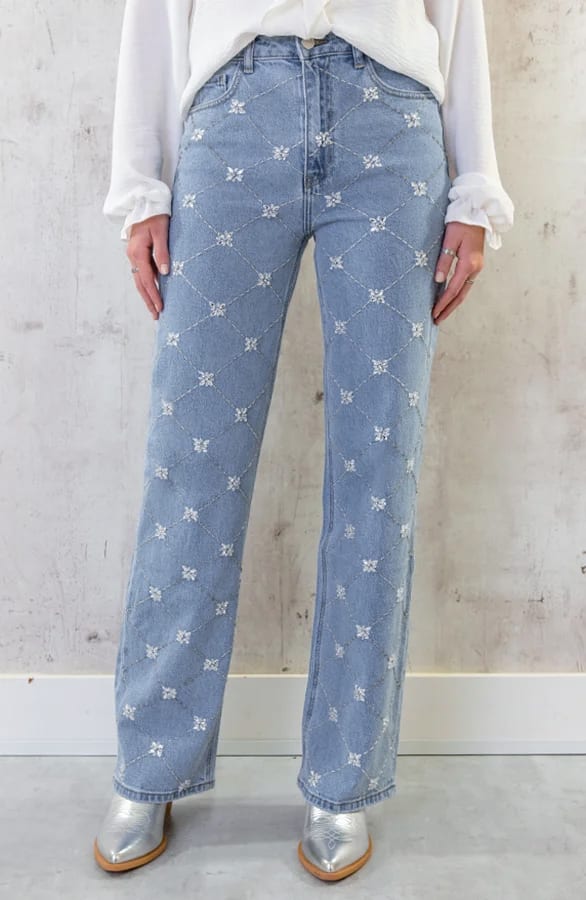 Exclusive Handmade Crystal Jeans – shoparchief, foto 1