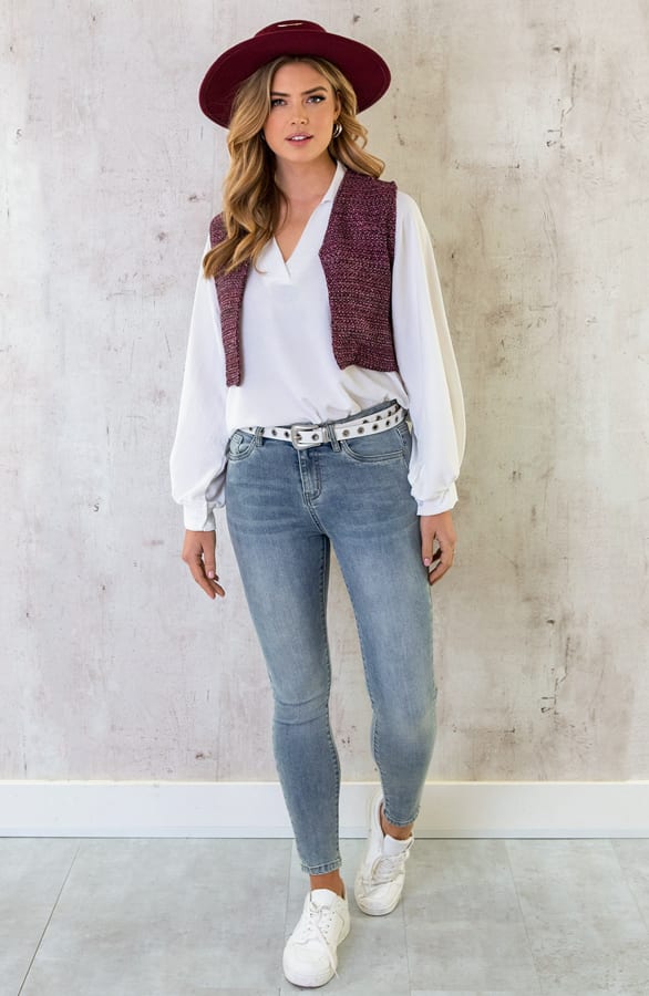 Gilet Woven Exclusive Pink – shoparchief, foto 3