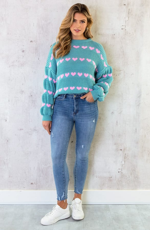 Hartjes Trui Mint Roze – shoparchief, foto 4