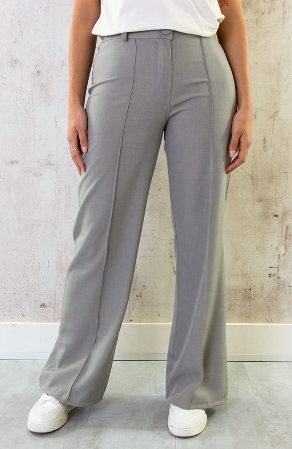 High Waist Pantalon Grey – shoparchief, foto 5