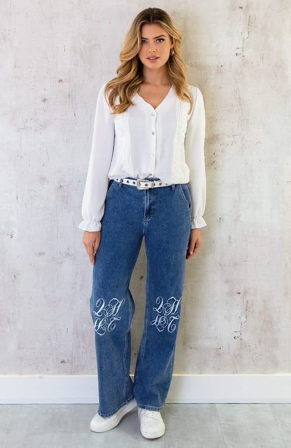High Waisted Jeans Wide Leg Love, Shoparchiv, Foto 6