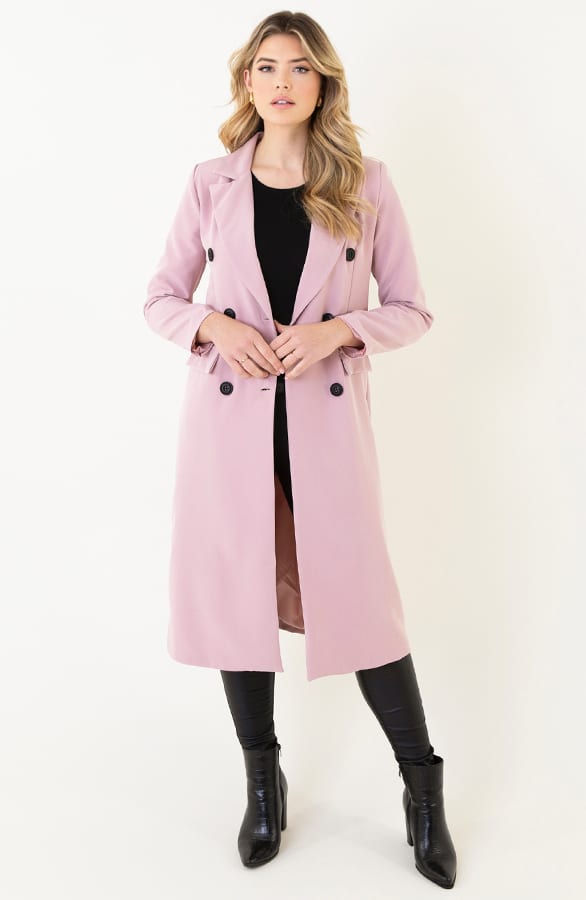 Lange Blazer Dust Roze – shoparchief, foto 2