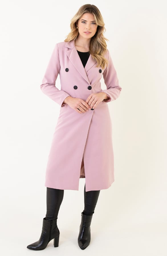 Lange Blazer Dust Roze – shoparchief, foto 3