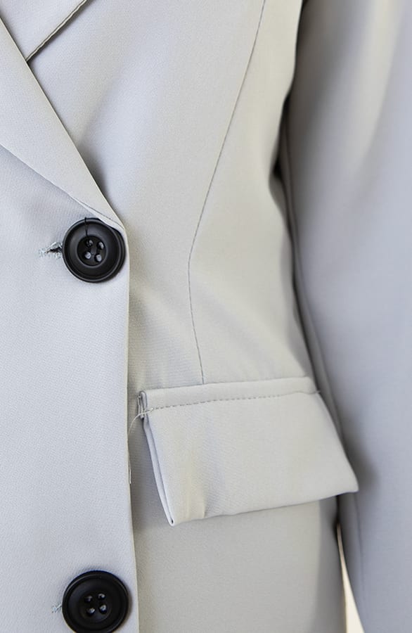 Lange Blazer Grijs – shoparchief, foto 5