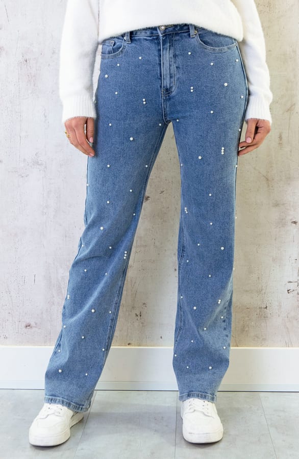 Limited Pearl Jeans High Waisted – shoparchief, foto 2