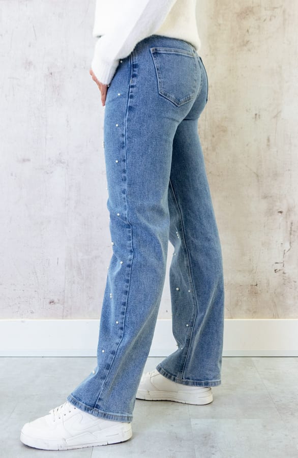 Limited Pearl Jeans High Waisted – shoparchief, foto 3