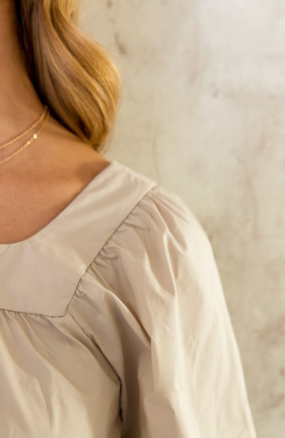 Musthave Strik Blouse Beige – shoparchief, foto 5