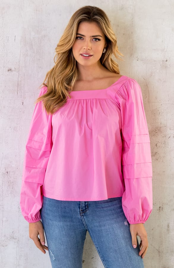 Musthave Strik Blouse Fuchsia – shoparchief, foto 2