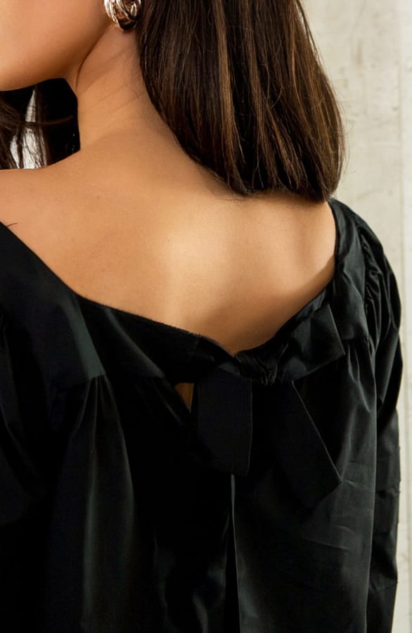 Musthave Strik Blouse Zwart – shoparchief, foto 3