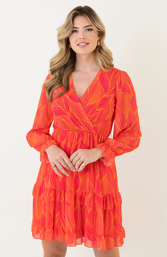 V-Hals Jurk Amante – shoparchief, foto 6