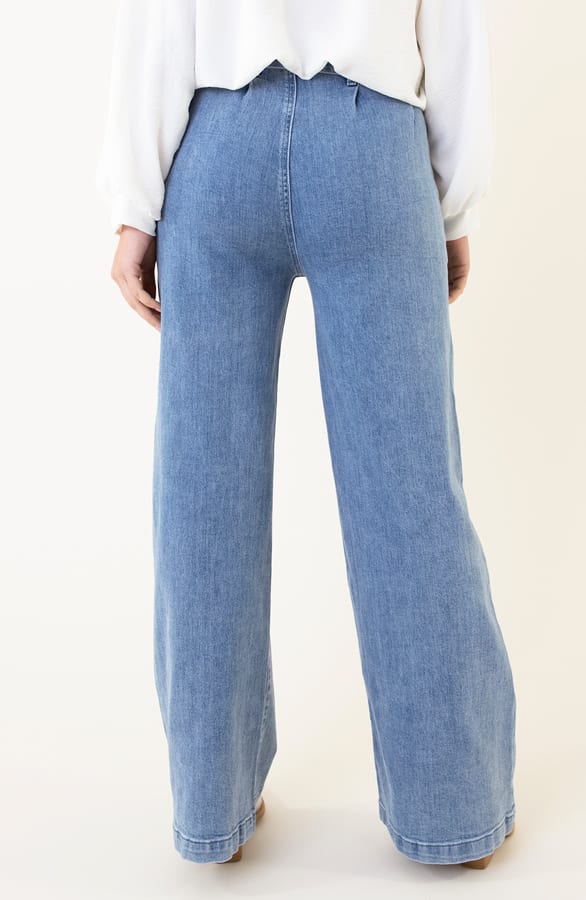 Wide Leg Jeans mit Schleife, Shoparchiv, Foto 3