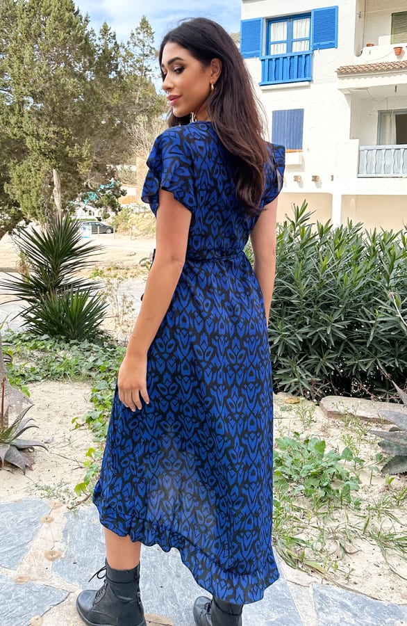Amore Jurk Midi Kobalt – shoparchief, foto 5
