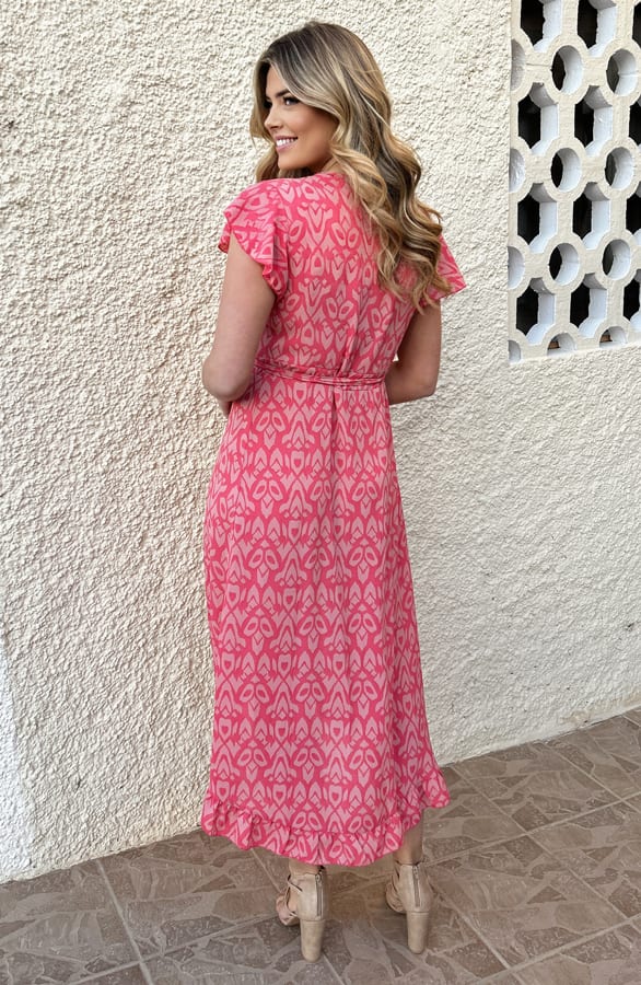 Amore Jurk Midi Koraal – shoparchief, foto 4