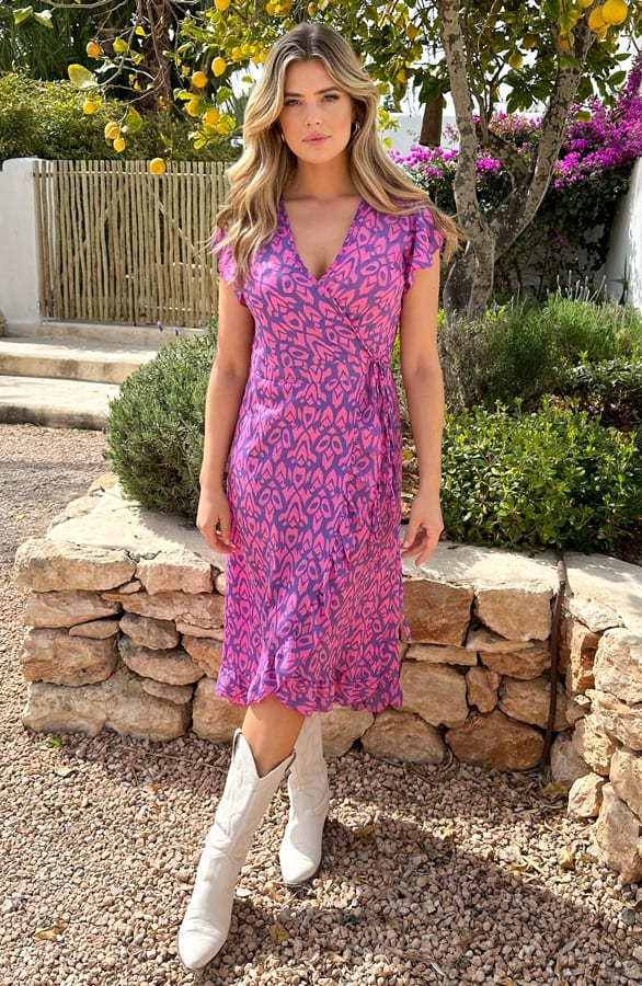 Amore Jurk Midi Lila – shoparchief, foto 1