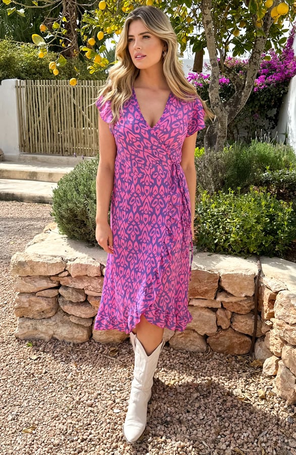 Amore Jurk Midi Lila – shoparchief, foto 3