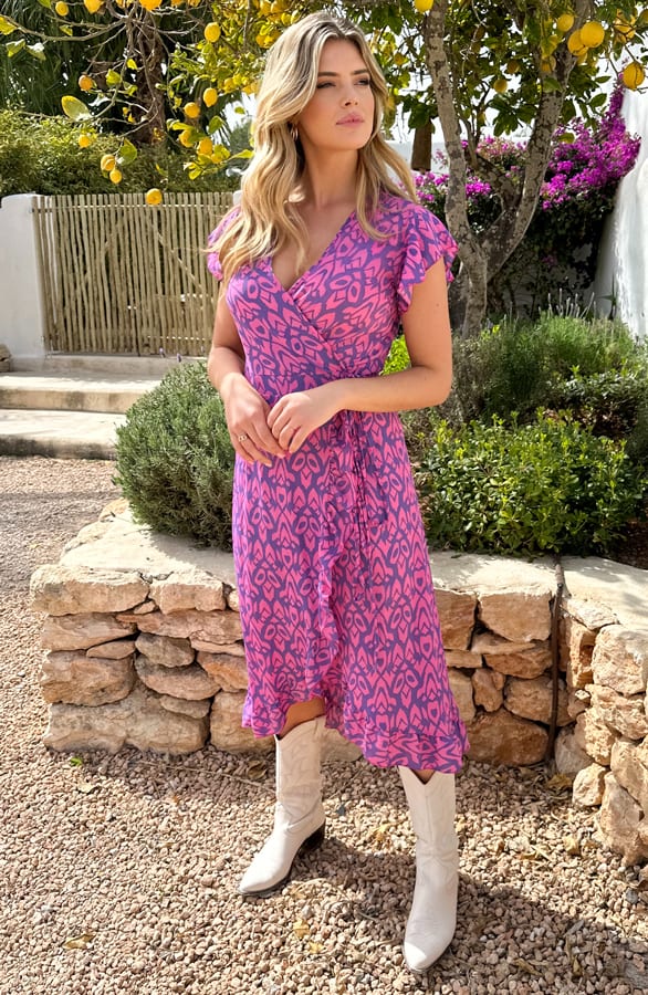 Amore Jurk Midi Lila – shoparchief, foto 2