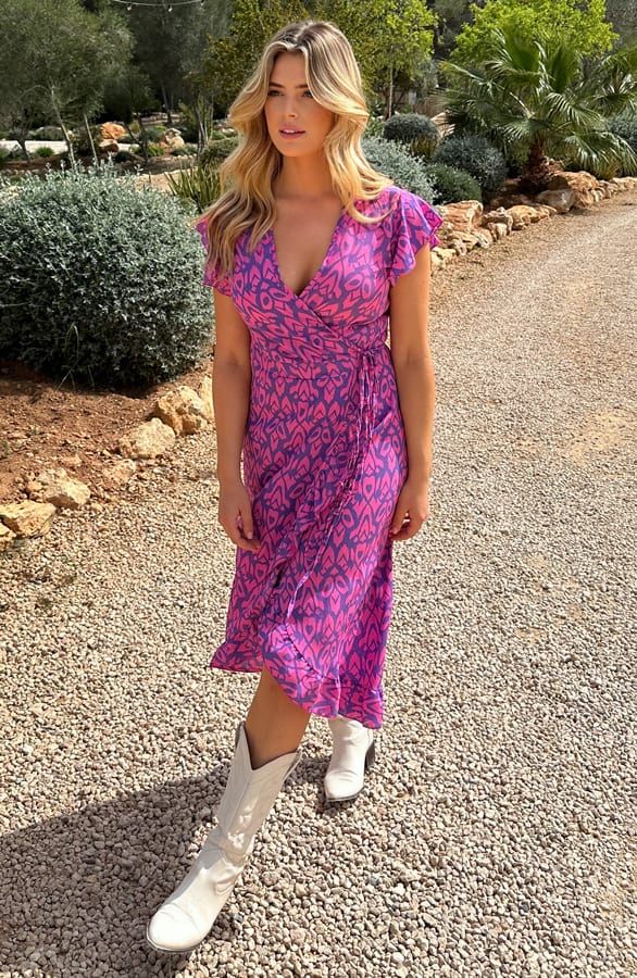 Amore Jurk Midi Lila – shoparchief, foto 5