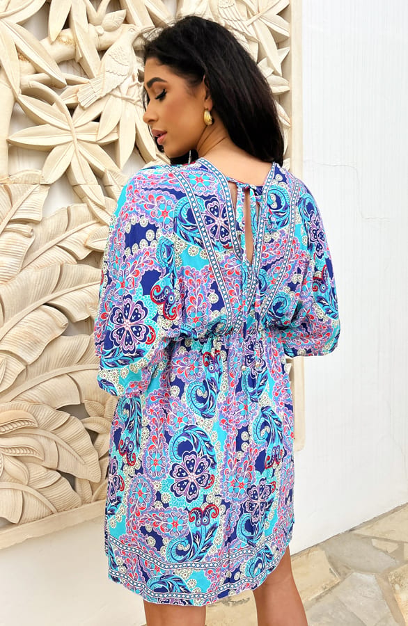 Bali Tuniek Katoen Kobalt – shoparchief, foto 3
