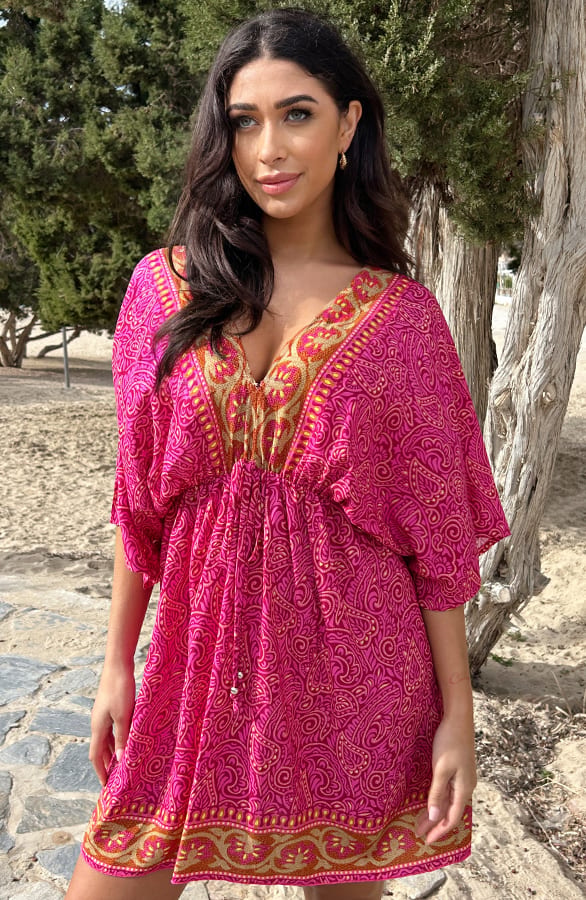 Bali Tuniek Katoen Roze – shoparchief, foto 6