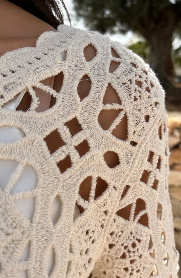 Crochet Long Sleeve Cotton – shoparchief, foto 7