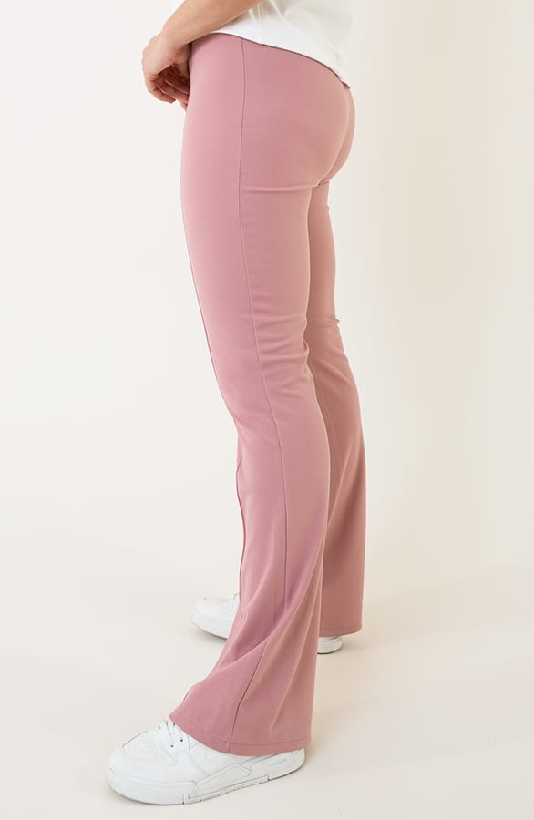 Detailed Flared Broek Dust Roze – shoparchief, foto 3