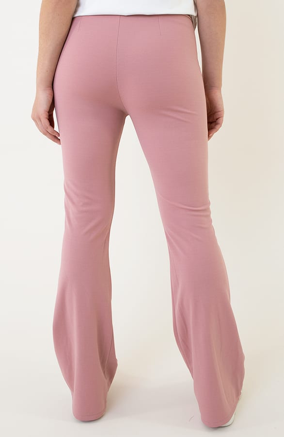 Detailed Flared Broek Dust Roze – shoparchief, foto 4