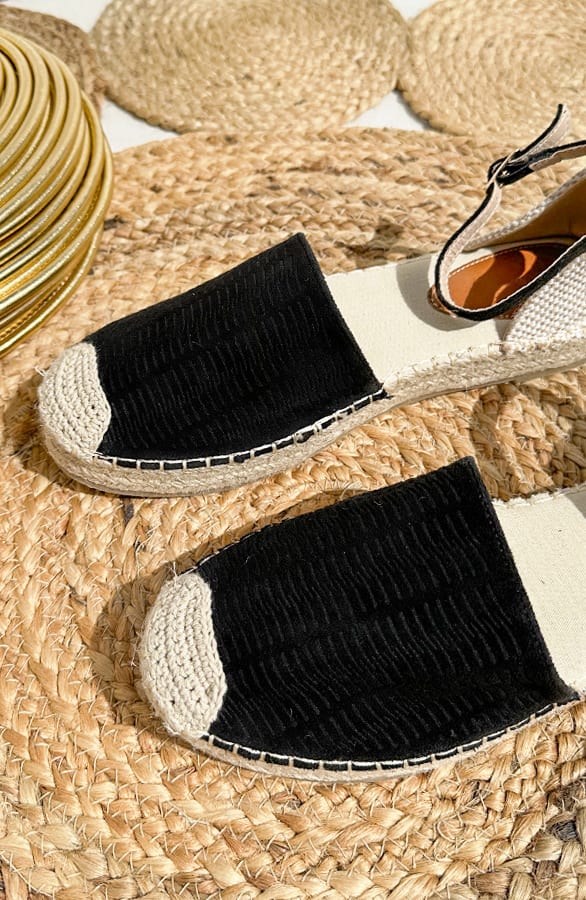 Espadrilles Suède Zwart – shoparchief, foto 2