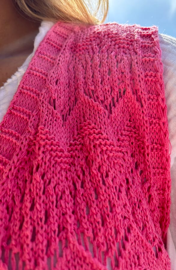 Gehaakt Gilet Candy Pink – shoparchief, foto 6