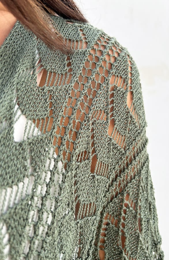 Gehaakt Vest Dames Soft Army – shoparchief, foto 13