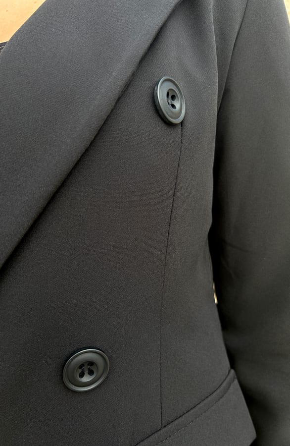 Lange Blazer Zwart – shoparchief, foto 7