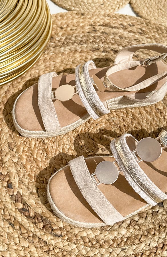 Limited Sandalen Dames Tropez Beige – shoparchief, foto 1