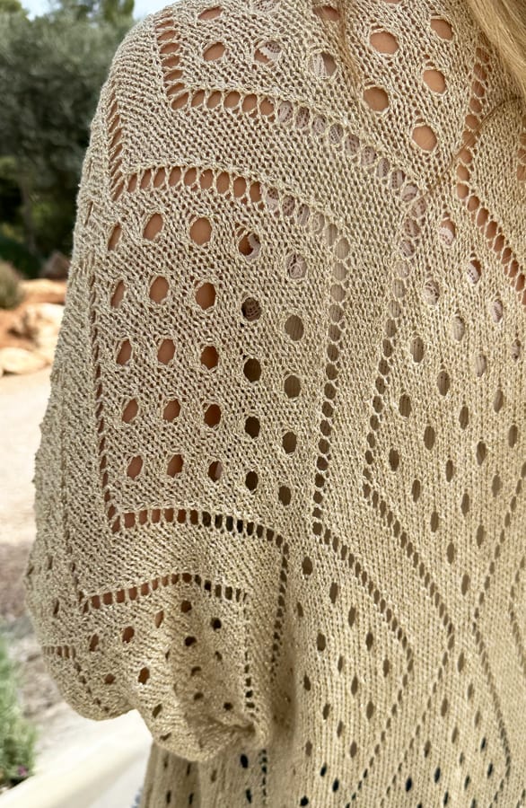 Lurex Midi Cardigan – jurken, foto 5