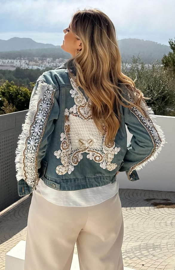 Luxury Embroidery Denim Jacket – shoparchief, foto 9