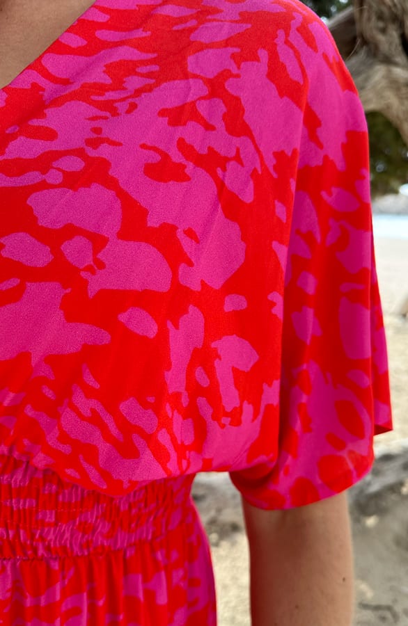 Maxi Dress Fuchsia – shoparchief, foto 4