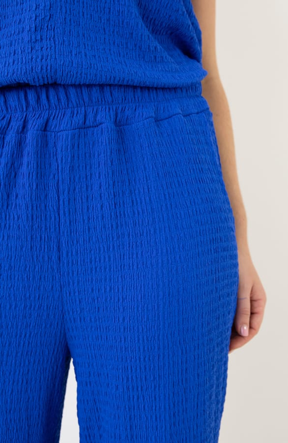 Paris Broek High Waisted Kobalt – broeken, foto 7