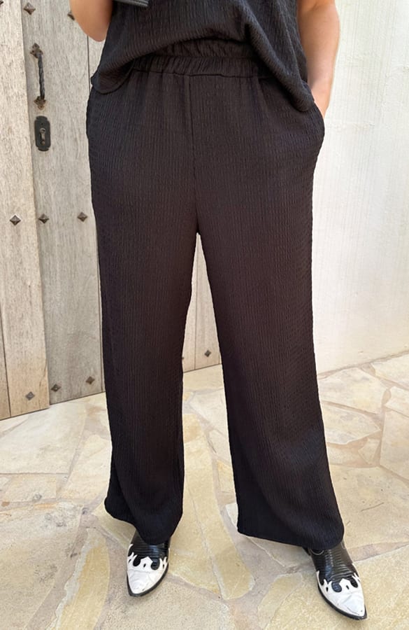 Paris Broek High Waisted Zwart – shoparchief, foto 1